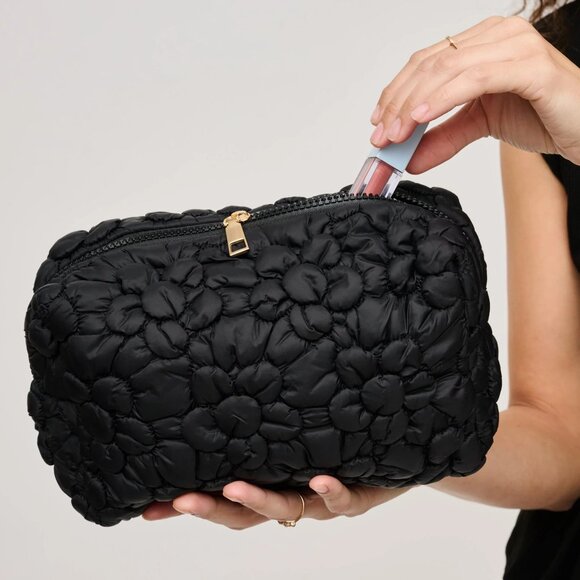 NWT Urban Expression Flora Pop Nylon Cosmetic Bag - Picture 2 of 4